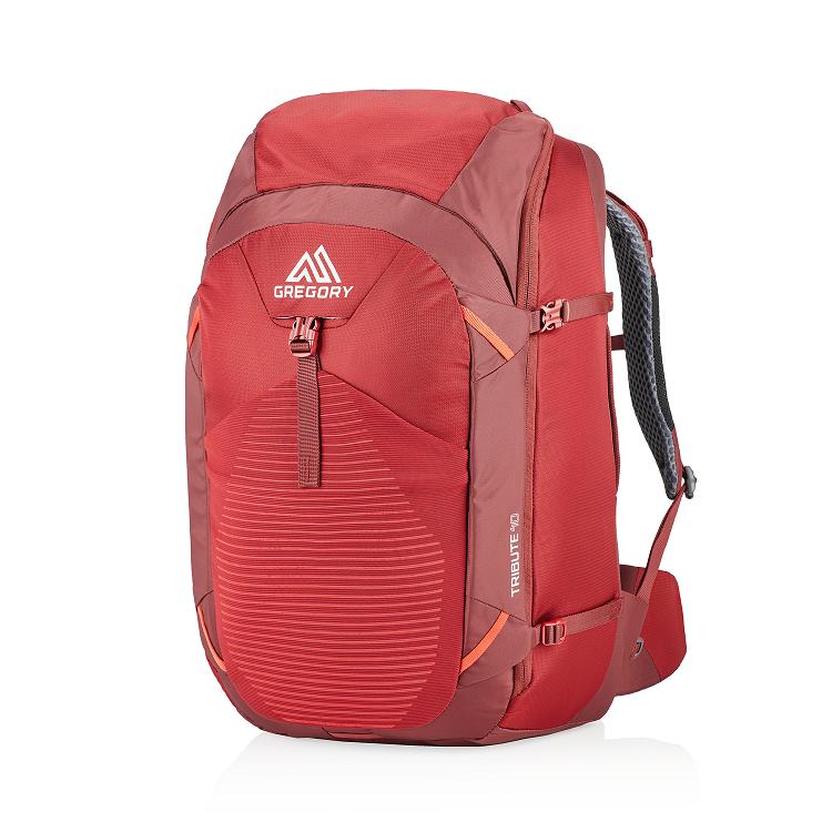 Gregory Tribute 40 Travel Backpack Men Red Ireland 6045MDXWY